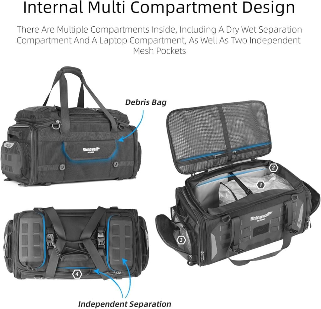 motorcycle tailbag in action