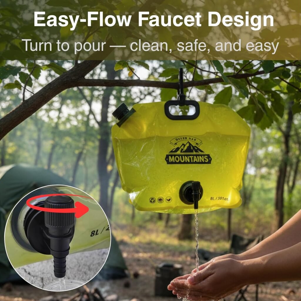 camping jug in action