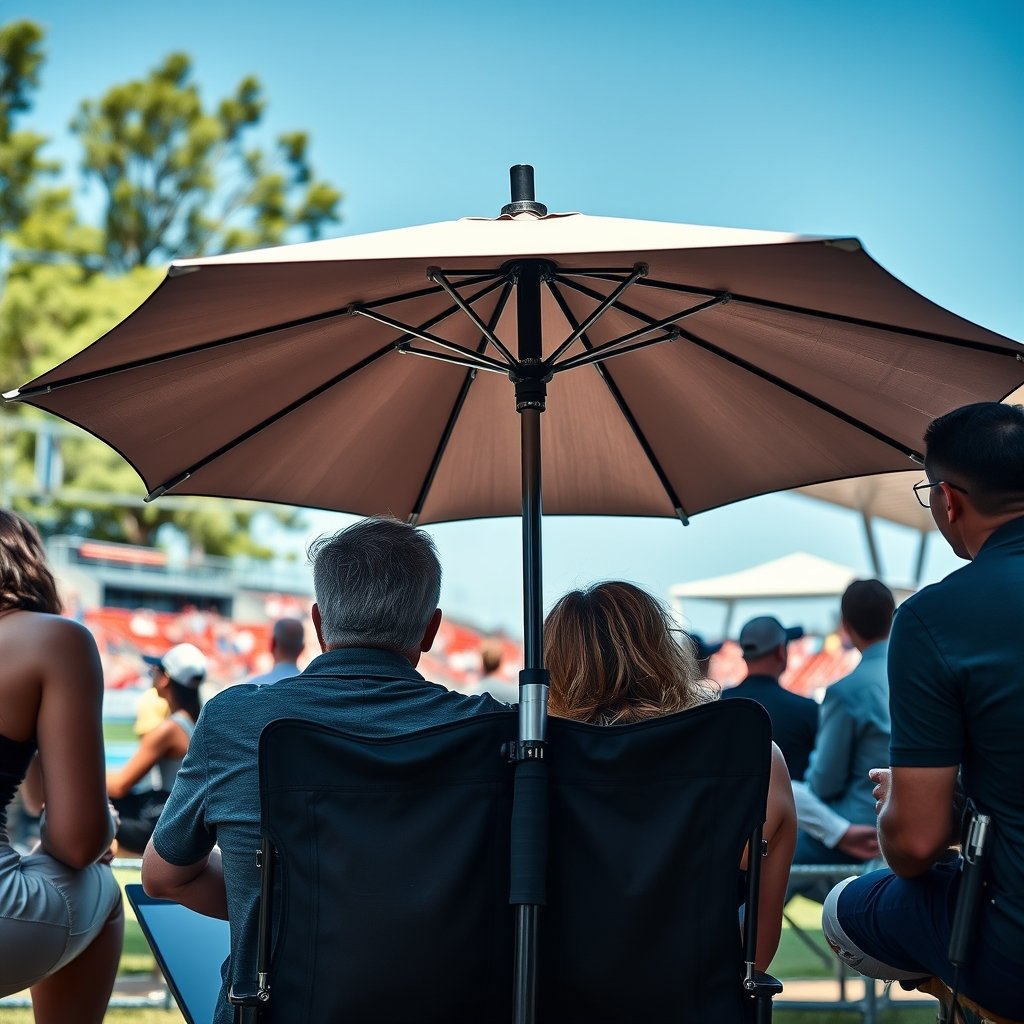 Sport-Brella Versa-Brella SPF 50+ Adjustable Umbrella with Universal Clamp 1 adjustable umbrella product view