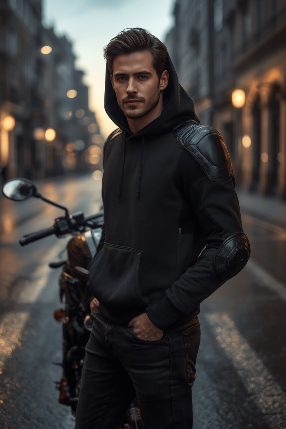 armored hoodie product view