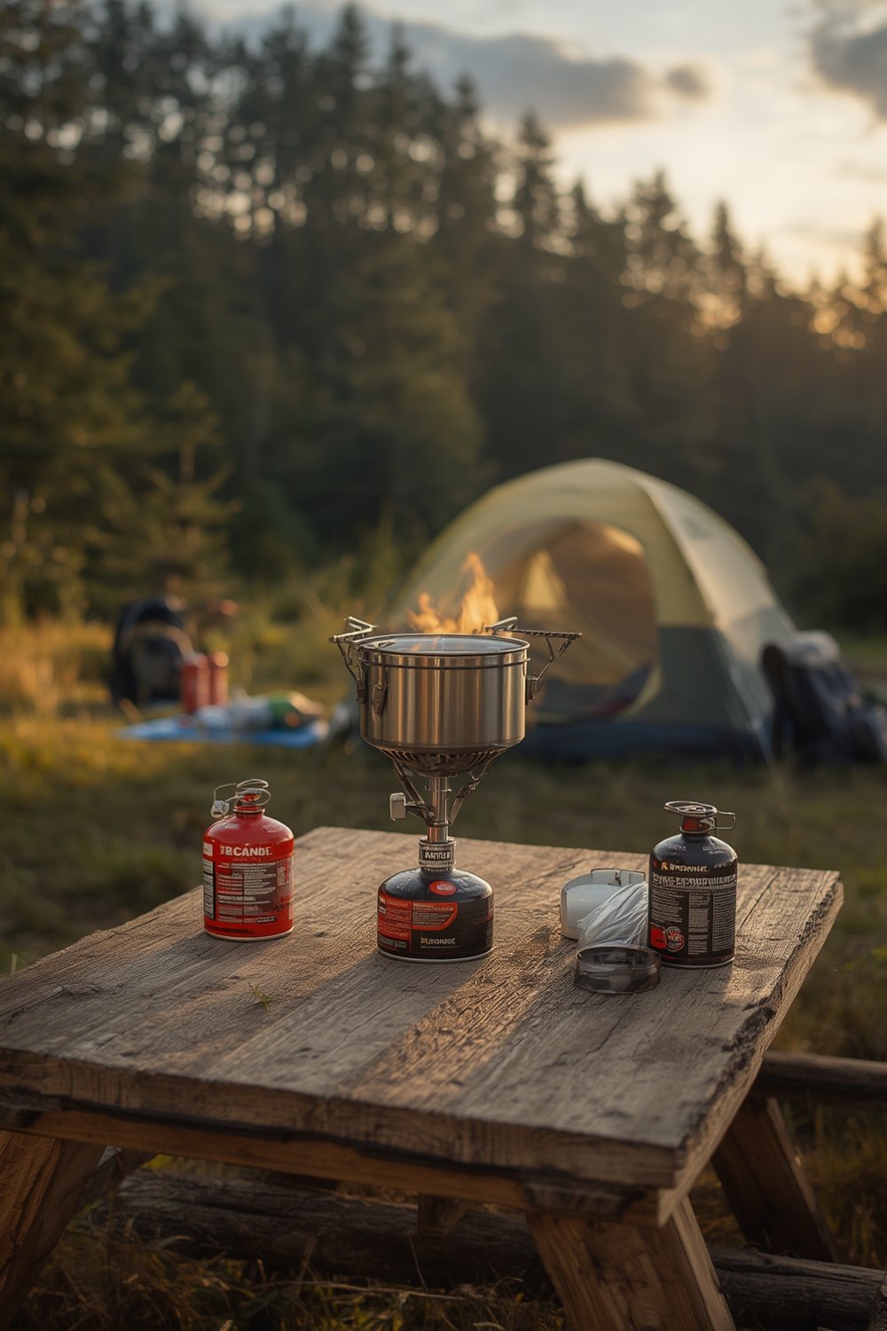 Gas One GS-3400P Dual Fuel Portable Camping Stove – Propane or Butane, Patented, With Case for Emergencies 1 dual fuel product view