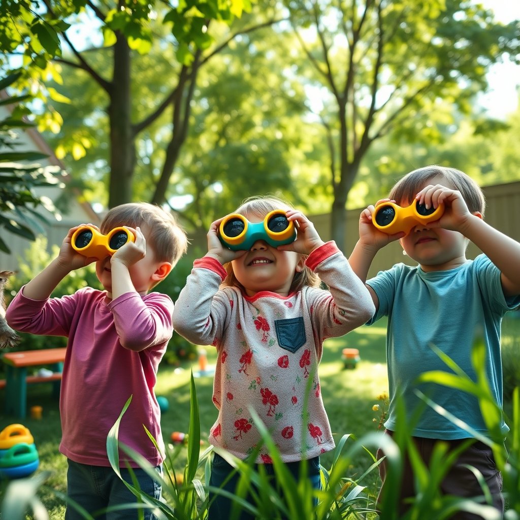 Educational Insights GeoSafari Kidnoculars Kids Binoculars Review: Lightweight, Durable Outdoor Toy With Neck Strap 1 kids binoculars product view
