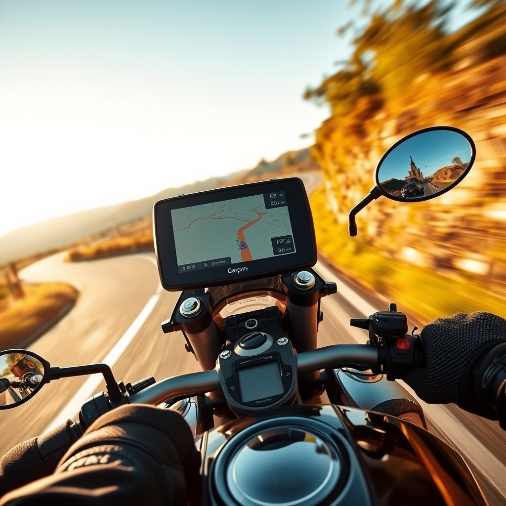 motorcycle GPS navigation mount - Illustration 3
