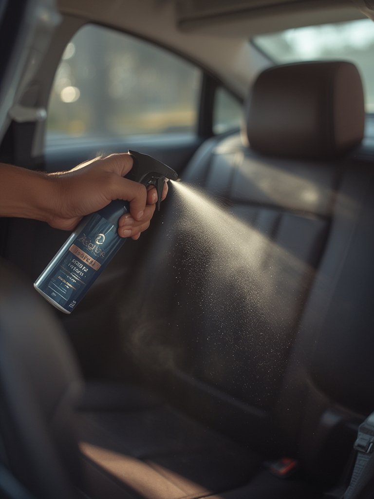 Chemical Guys Black Frost Air Car Freshener Spray & Odor Eliminator – Crisp Masculine Scent for Auto or Home 2 car freshener in action