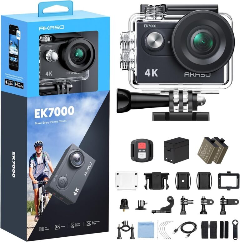 AKASO EK7000 Action Camera 4K30FPS 20MP, EIS, 131FT Waterproof, WiFi, 4X Zoom, Remote, Mic Support 2 71RJPcbSoHL. AC SL1500 ComeToRide