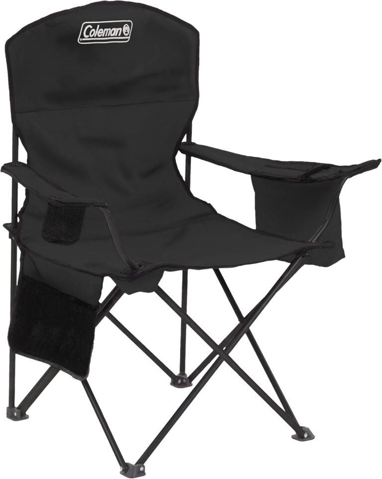 Coleman Camping Chair with 4-Can Cooler, Cushioned Seat, Side Pockets, Cup Holder & Carry Bag – Ultimate Comfort 1 71oAndTPdRL. AC SL1500 ComeToRide
