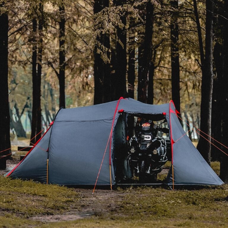 motorcycle tent