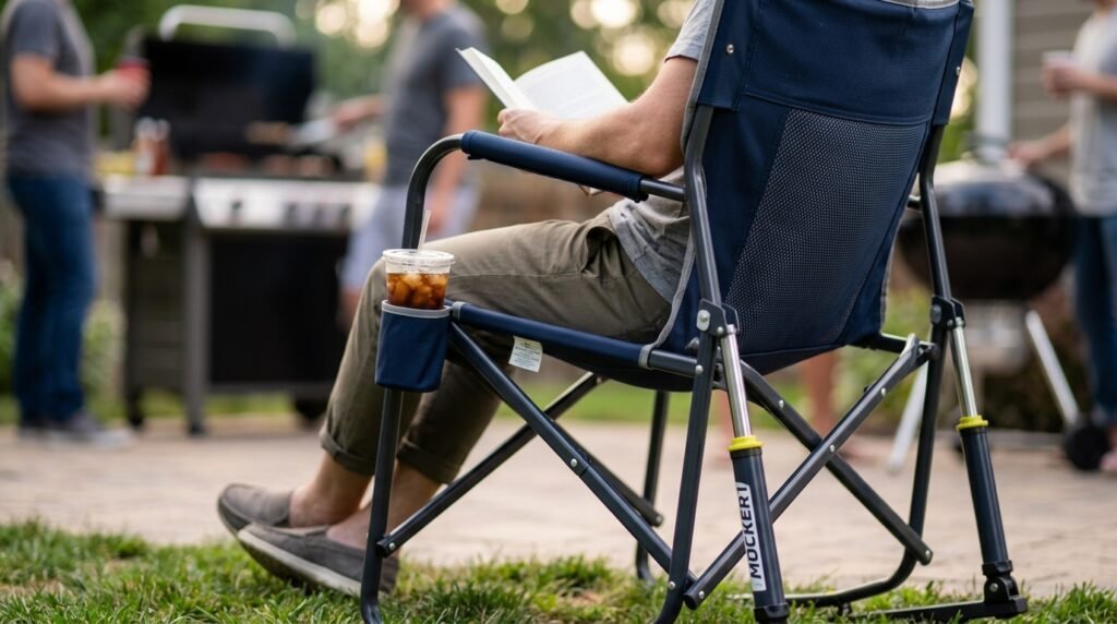 GCI Outdoor Freestyle Rocker Rocking Chair Review: Ultimate Comfort & Portability for Camping in 2026 2 rocking chair product view