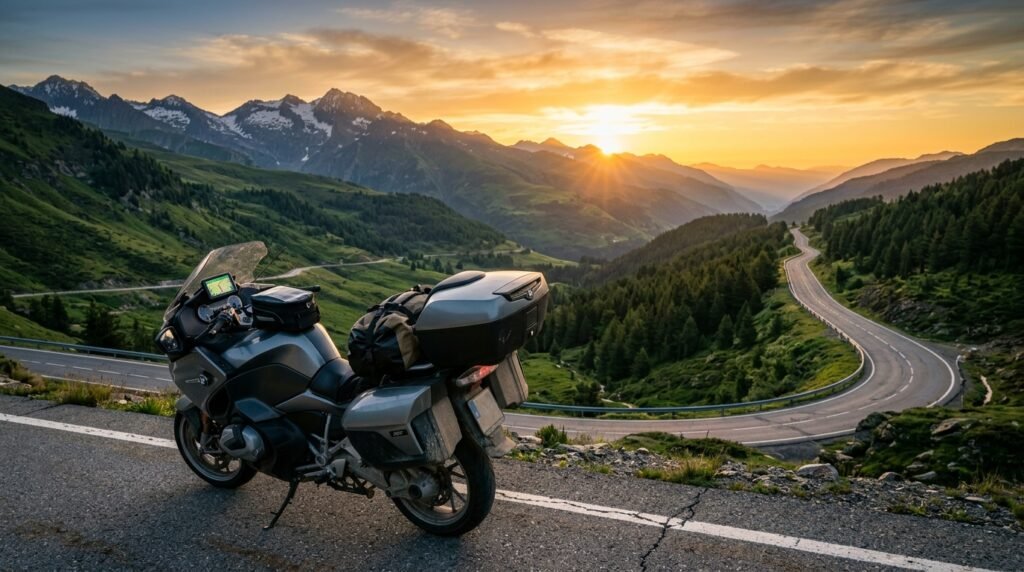 self-guided motorcycle tour GPX routes - Illustration 1