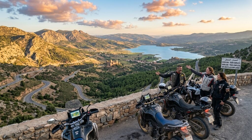 self-guided motorcycle tour GPX routes - Illustration 3