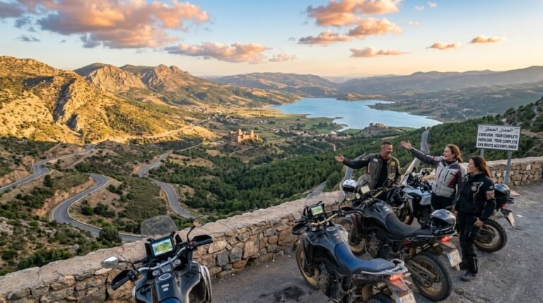self-guided motorcycle tour GPX routes