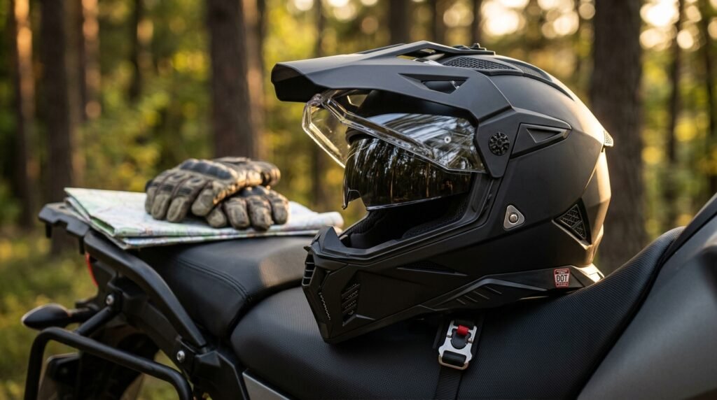 LS2 Helmets Blaze II Adventure Helmet With SunShield – Ultimate Protection and Comfort for Riders in 2026 2 adventure helmet in action
