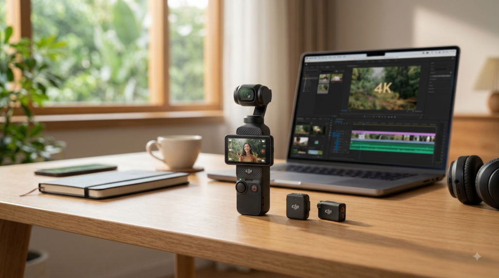 vlogging camera product view