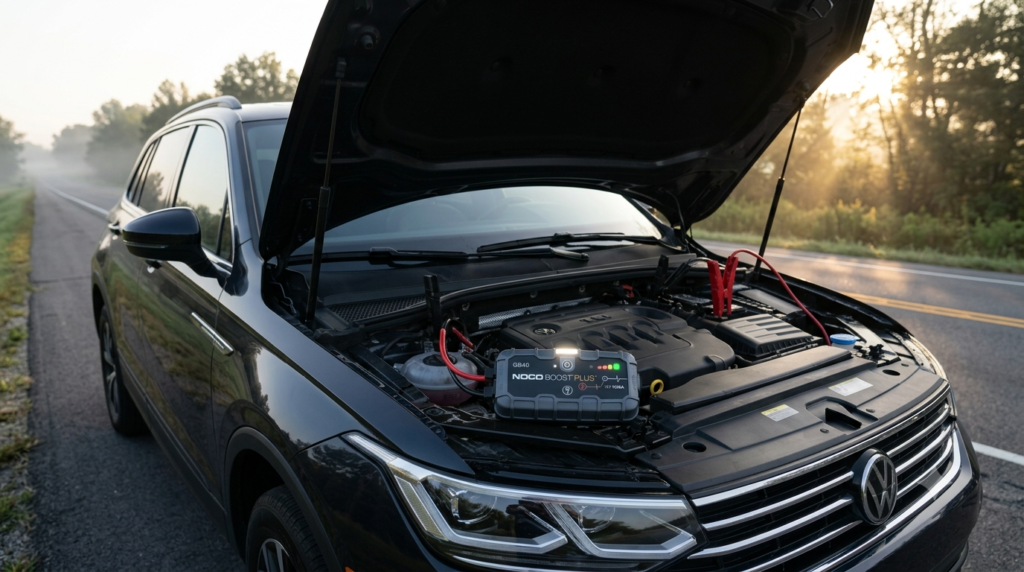 NOCO Boost GB70 Jump Starter Review: 2000A UltraSafe Power for 8.0L Gas & 6.0L Diesel, Reliable & Portable 1 jump starter product view