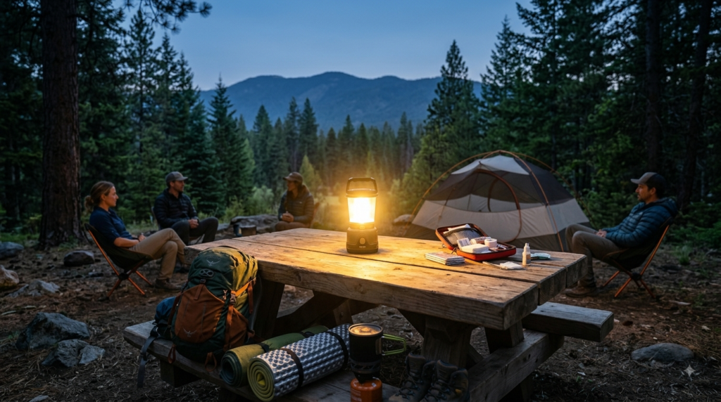 Etekcity Camping Lantern LED 2 Pack – Battery Operated, Water Resistant, Collapsible, Emergency Ready, Batteries Included 1 camping lantern product view
