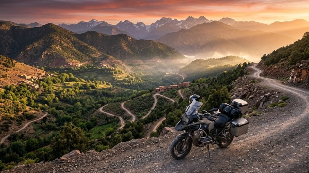 adventure motorcycle touring - Illustration 1