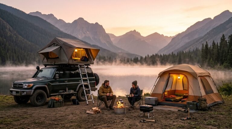 rooftop tent vs ground tent overlanding