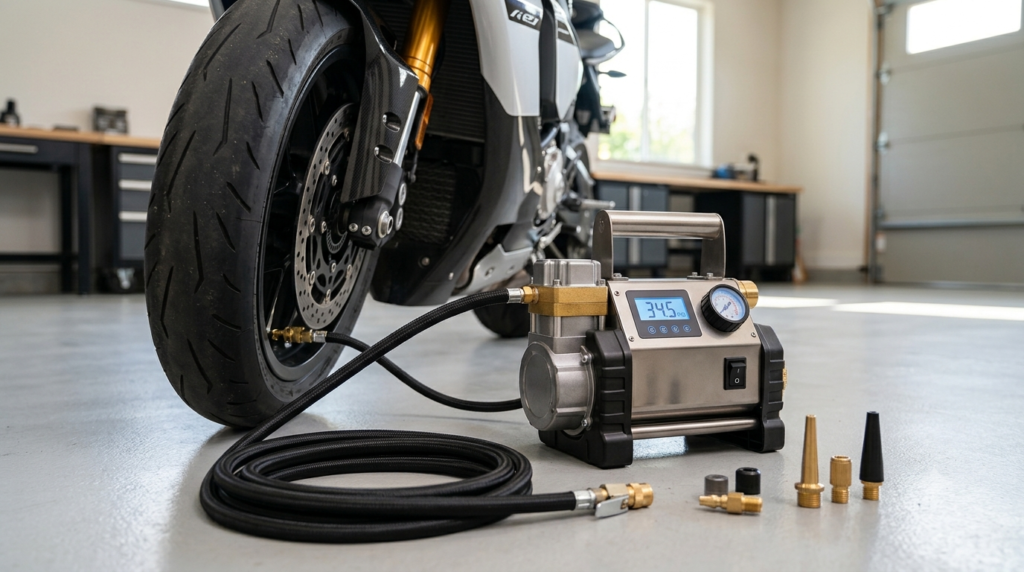 Nilight Tire Inflator – Digital Pressure Gauge, 250 PSI, Heavy Duty Air Chuck, Quick Connect, for Cars & Motorcycles 2 tire inflator