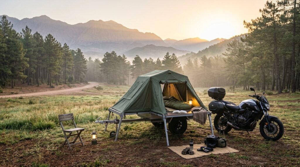 Motorcycle Tent Camper : 7 Smart Buying Tips For Reliable Touring. 2 motorcycle tent camper - Illustration 1