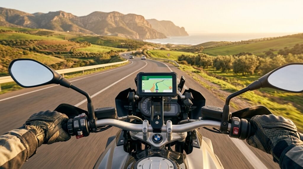 motorcycle GPS navigation mount - Illustration 3