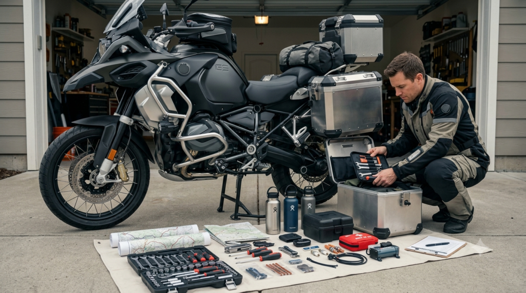 motorcycle overlanding checklist - Illustration 2