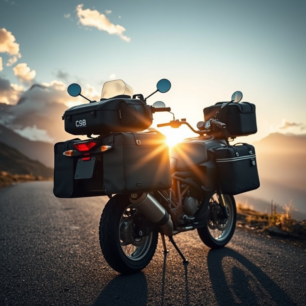 motorcycle saddlebags product view