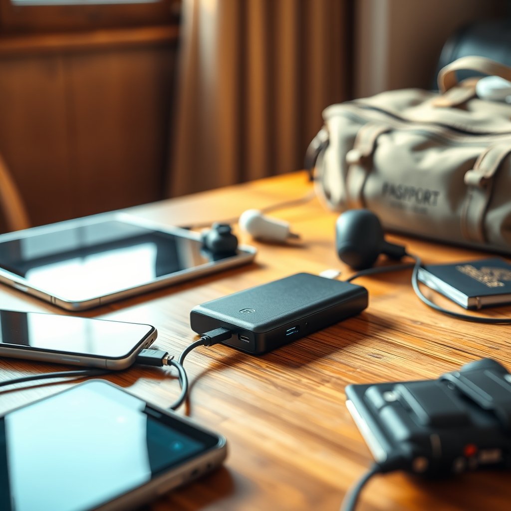 Amazon Basics Portable Charger Review: High-Capacity 20,000mAh Power Bank With 3-Port Output For All-Day Power 1 portable charger product view