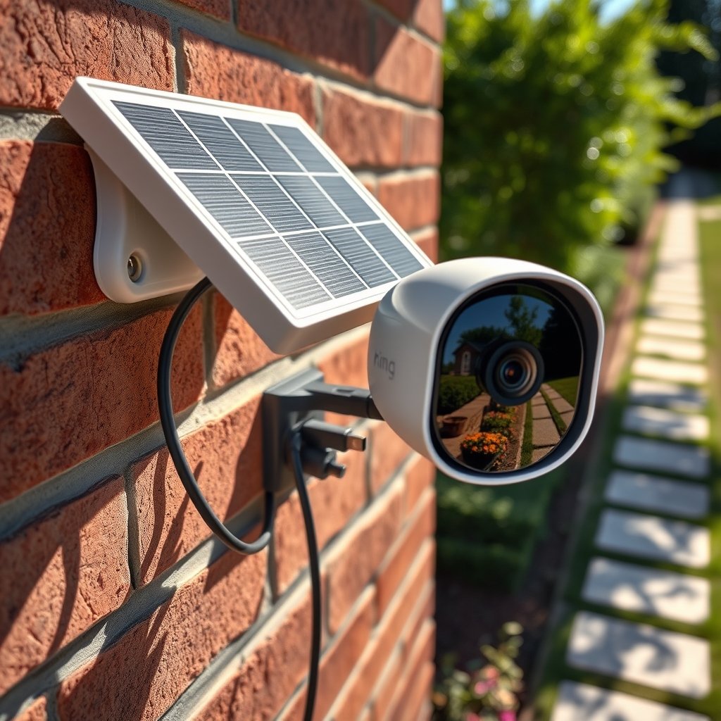 Ring Solar Panel (2nd Generation) Review: Powerful 4W Ring Solar Solution for Outdoor Cam & Spotlight Models 2 ring solar in action