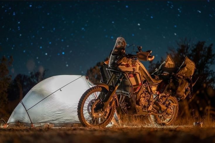 motorcycle camping tent - Illustration 3