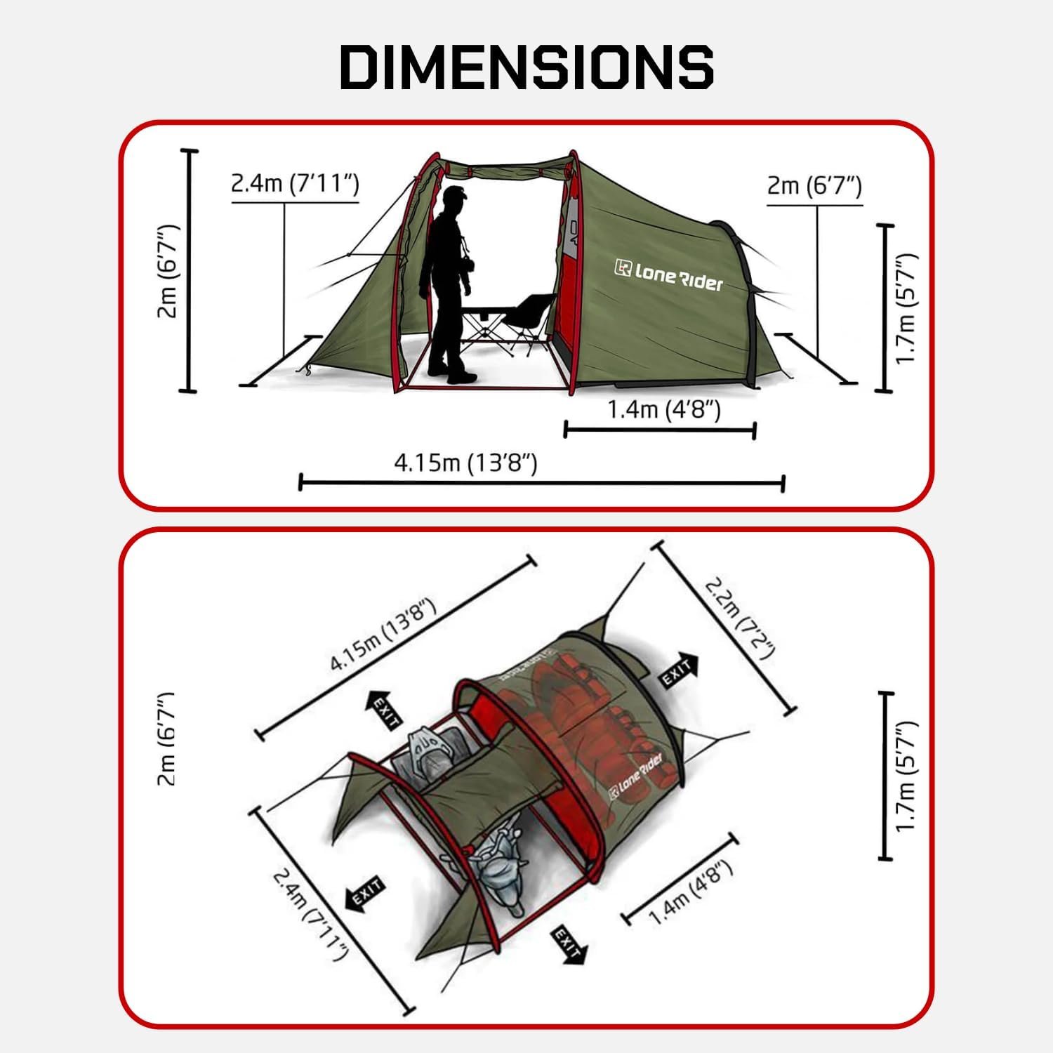 motorcycle tent