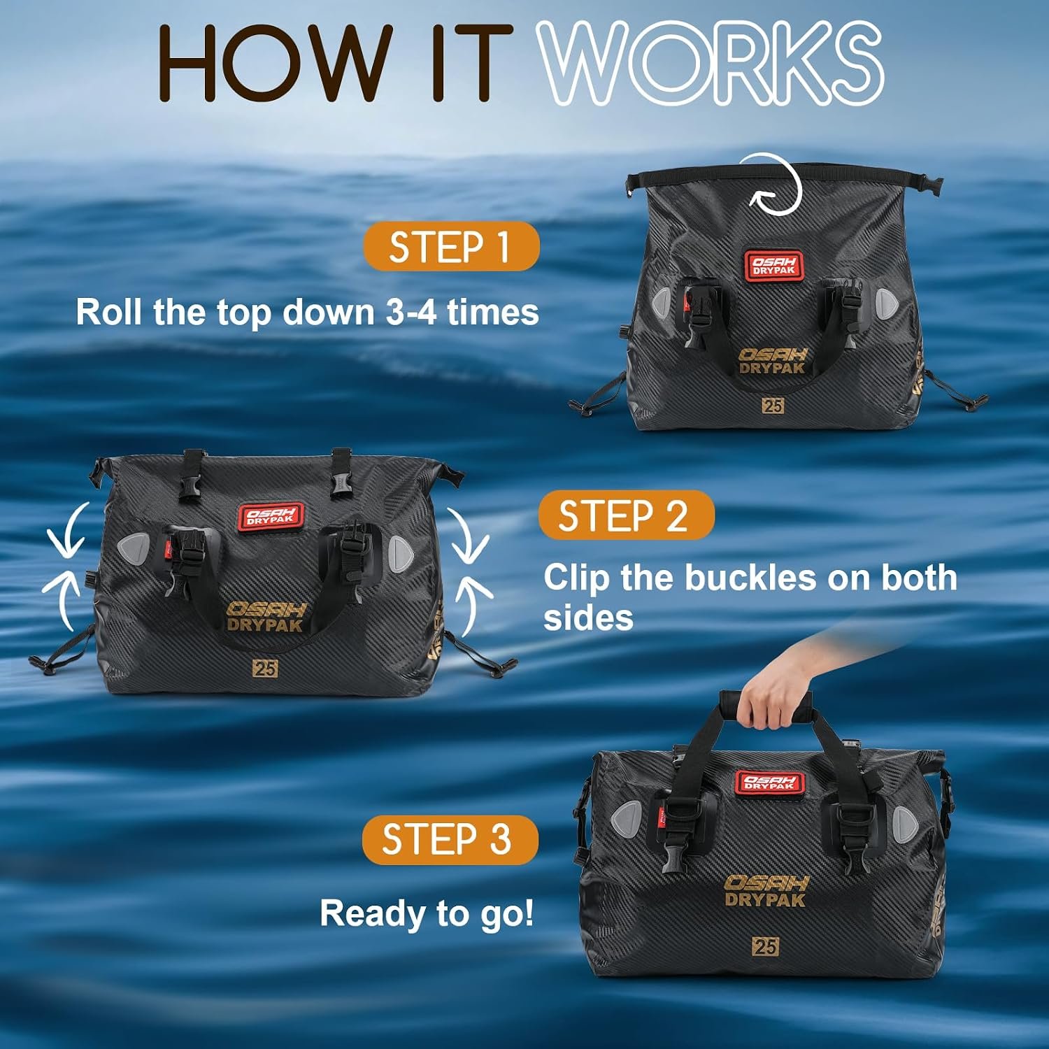 waterproof duffel