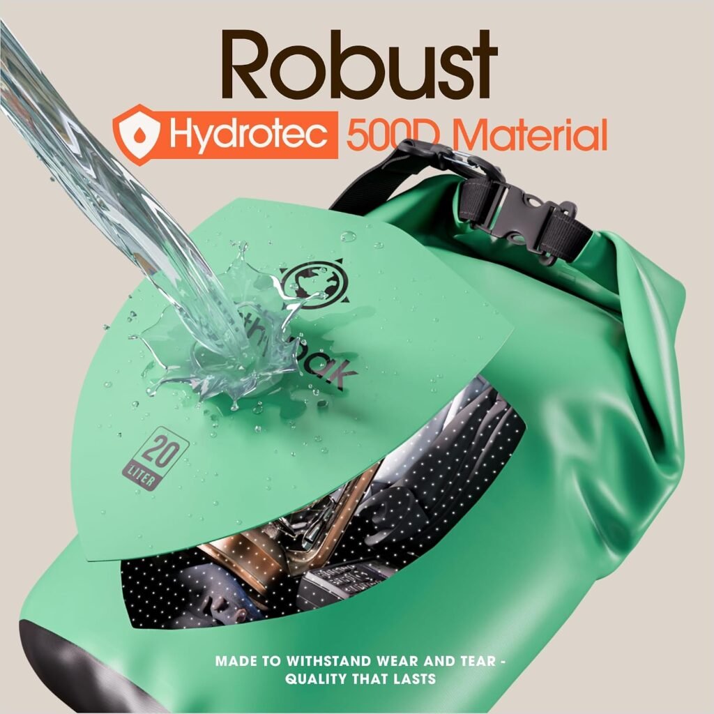 waterproof drybag in action