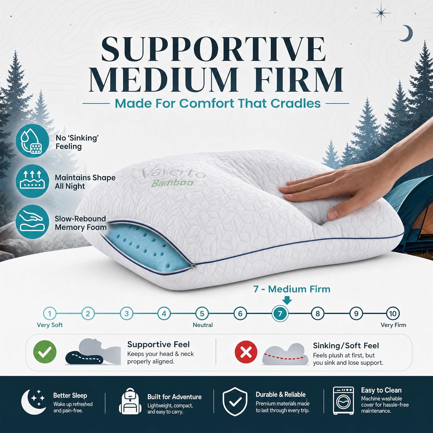 camping pillow