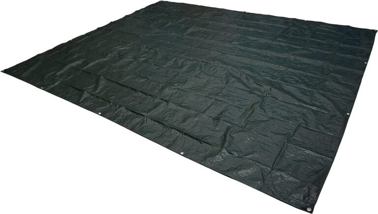 Amazon Basics Camping Tarp – Waterproof, Tear Resistant, Reinforced Edges, 7.5 x 9.5 Ft, Dark Green 5 81D1MWWYeaL. AC SL1500 ComeToRide