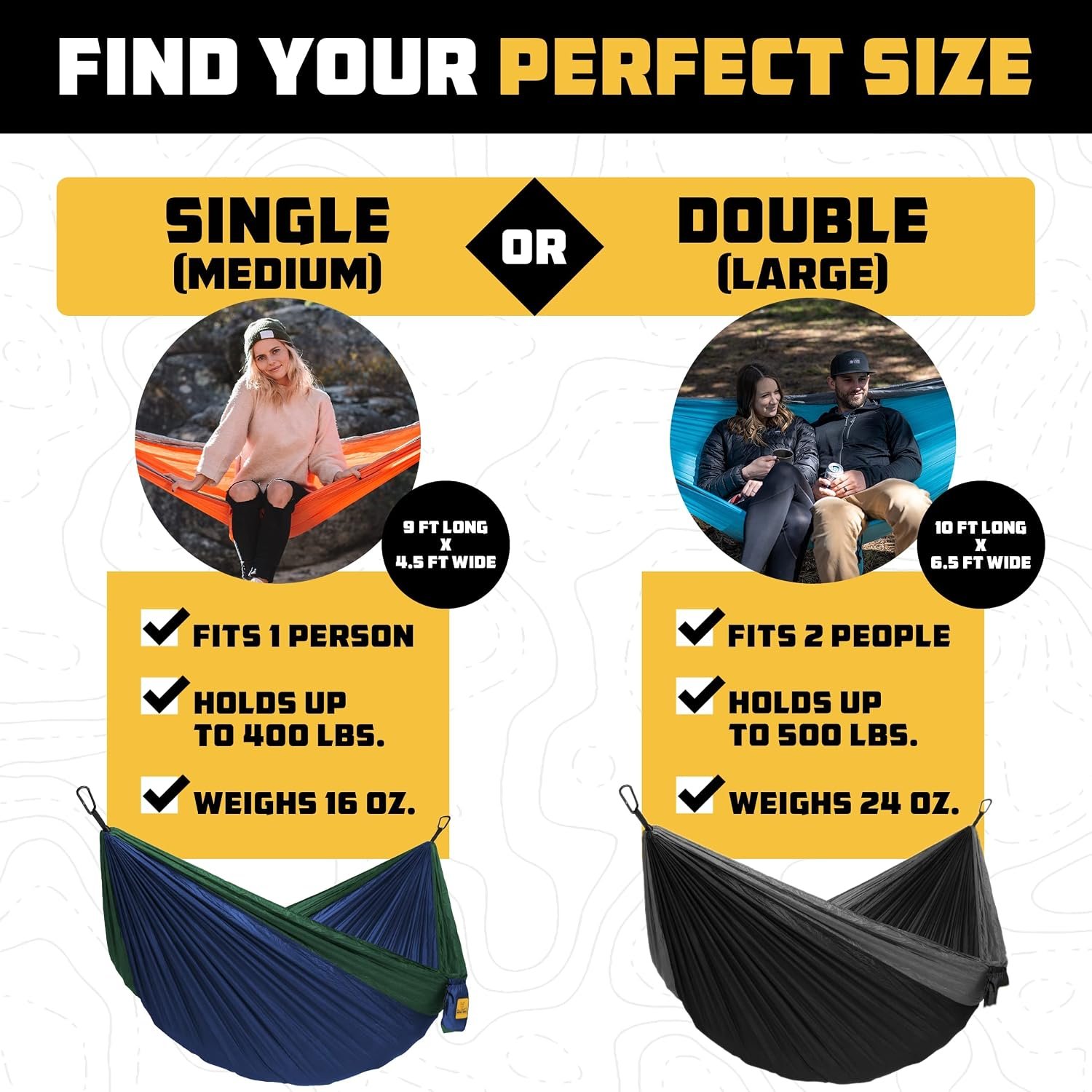 camping hammock product view