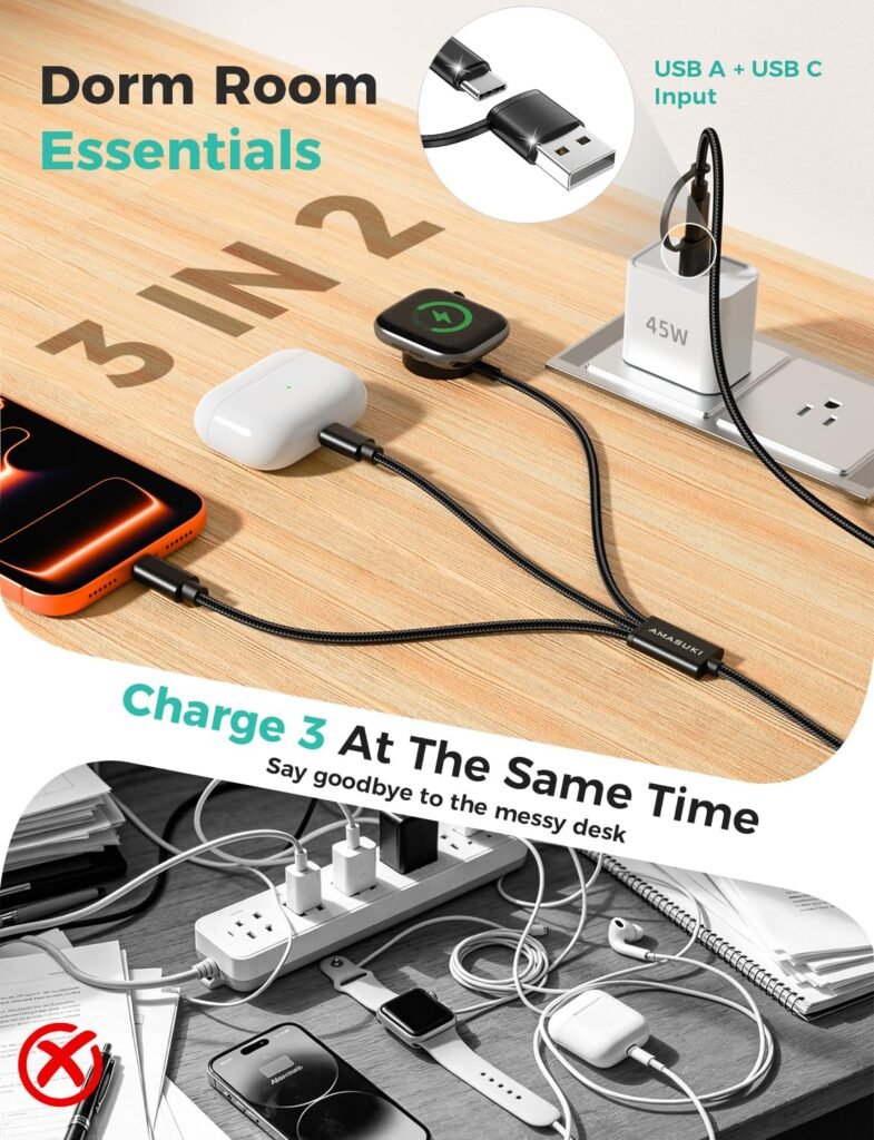 apple charger in action
