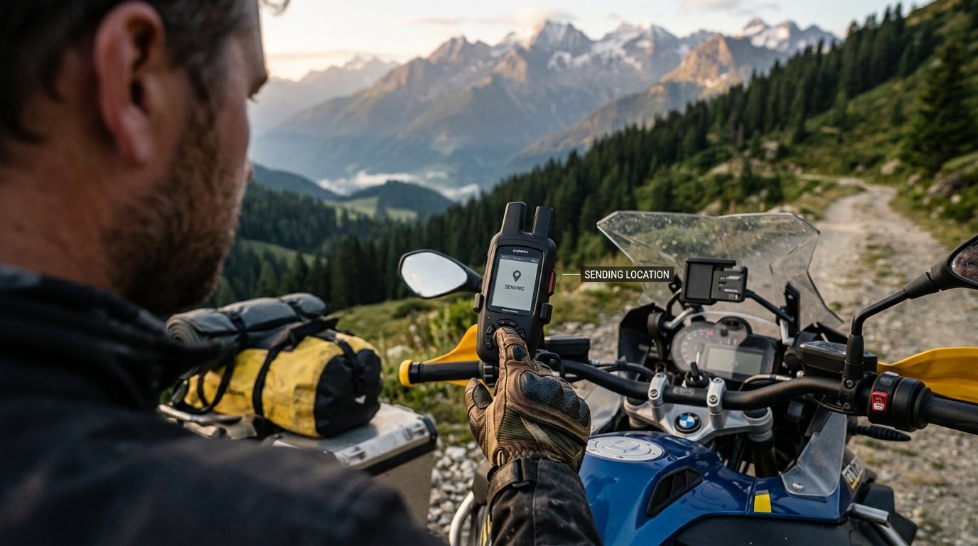 satellite communicator motorcycle