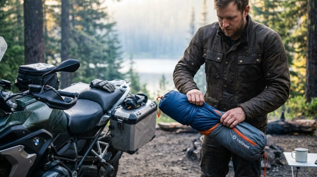motorcycle camping cot - Illustration 2