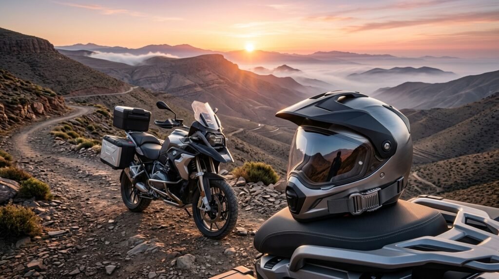 adventure motorcycle helmet - Illustration 1