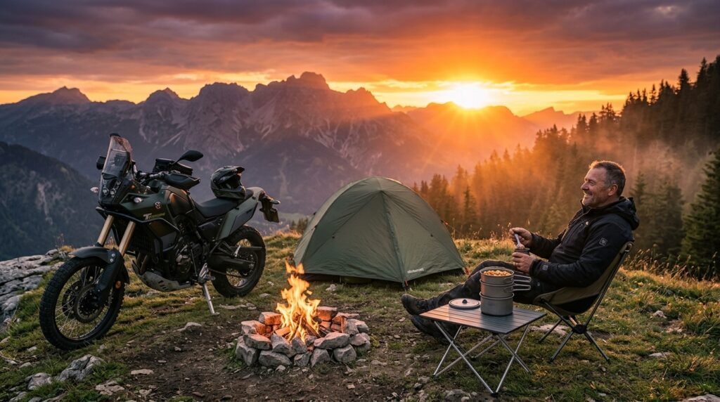 lightweight motorcycle camping gear - Illustration 3