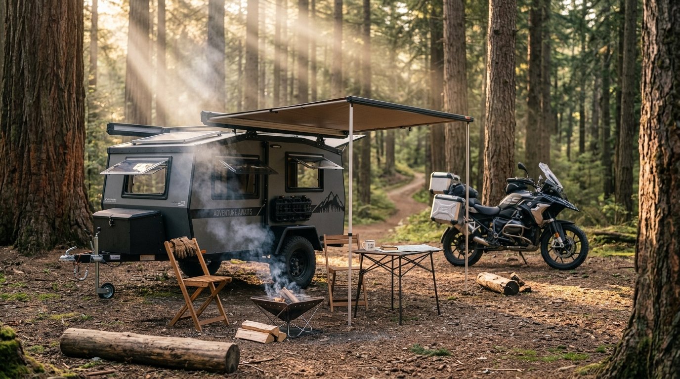 motorcycle camping trailer