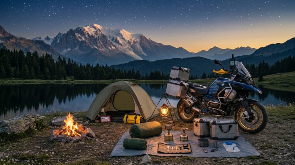 Motorcycle Camping Gear Kit : 10 Reliable Essentials to Pack Light 4 motorcycle camping gear kit - Illustration 3