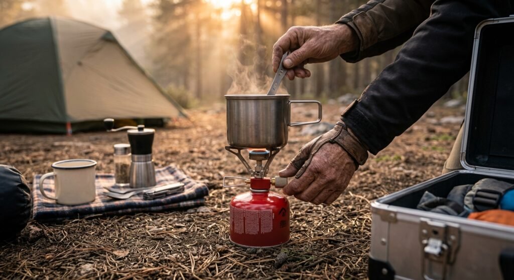 motorcycle camping stove - Illustration 2