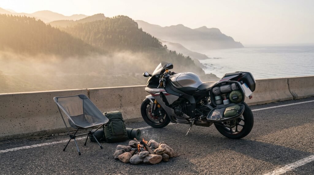 motorcycle camping chair - Illustration 1