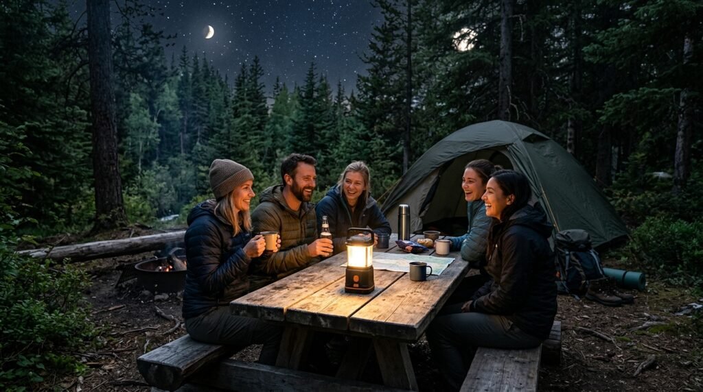 ZMNT Camping Lantern Rechargeable 1000LM, 300H Runtime, 6700mAh, Emergency LED Light for Power Outages, Hiking, Waterproof 1 camping lantern product view