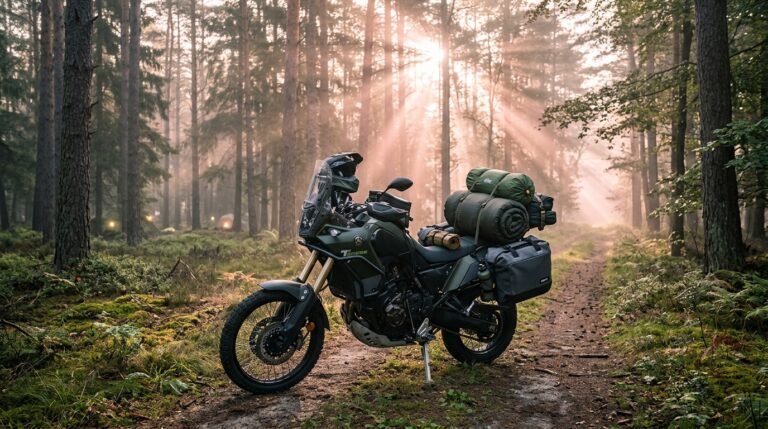 lightweight motorcycle camping gear