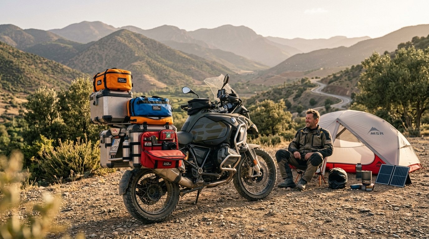 moto pockets stuff bags