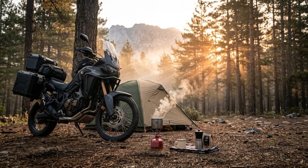 motorcycle camping stove - Illustration 1