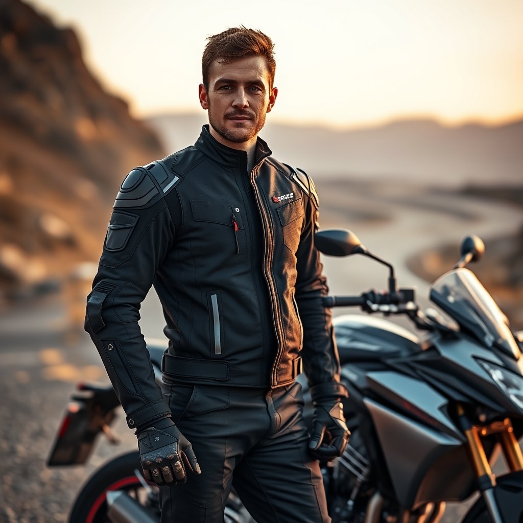 motorcycle jacket product view