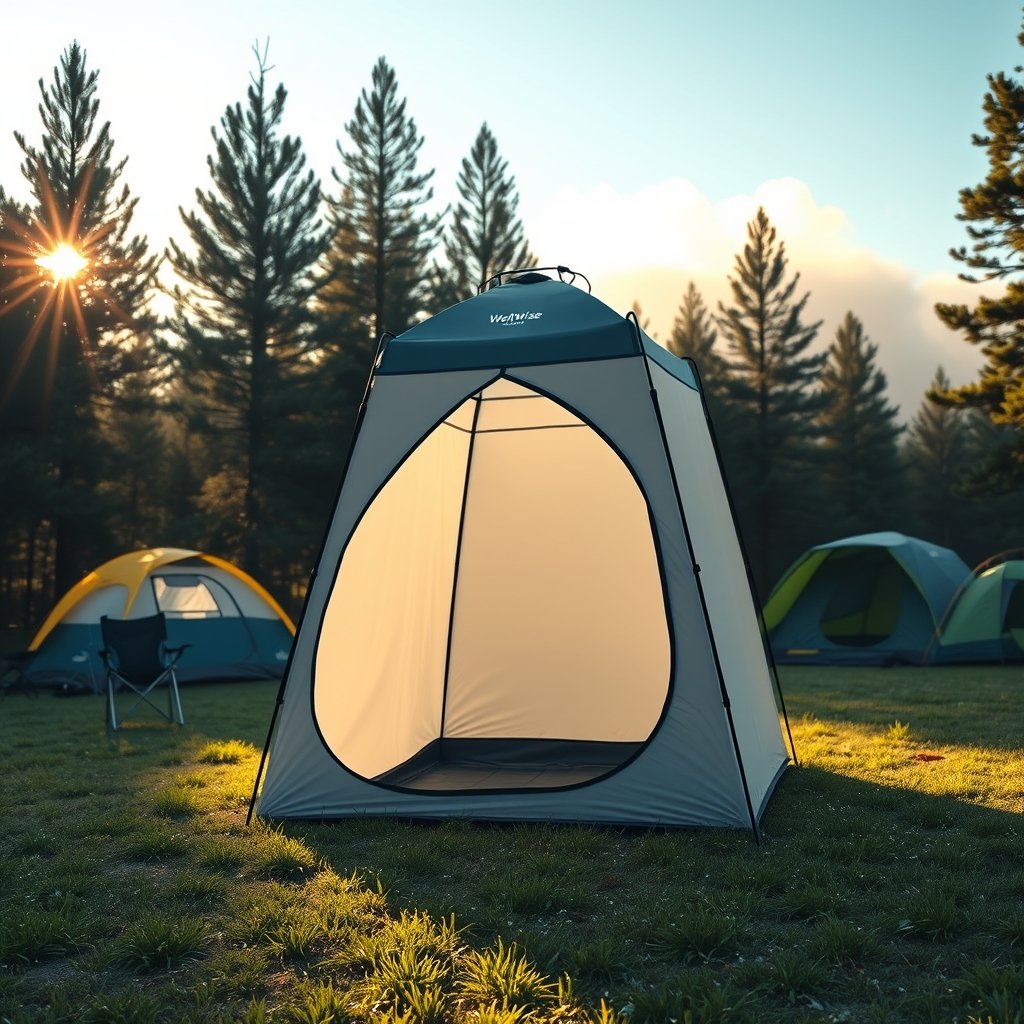 WolfWise Pop Up Shower Tent – Compact, Lightweight & Easy Setup for Camping Essentials 2026 1 shower tent product view